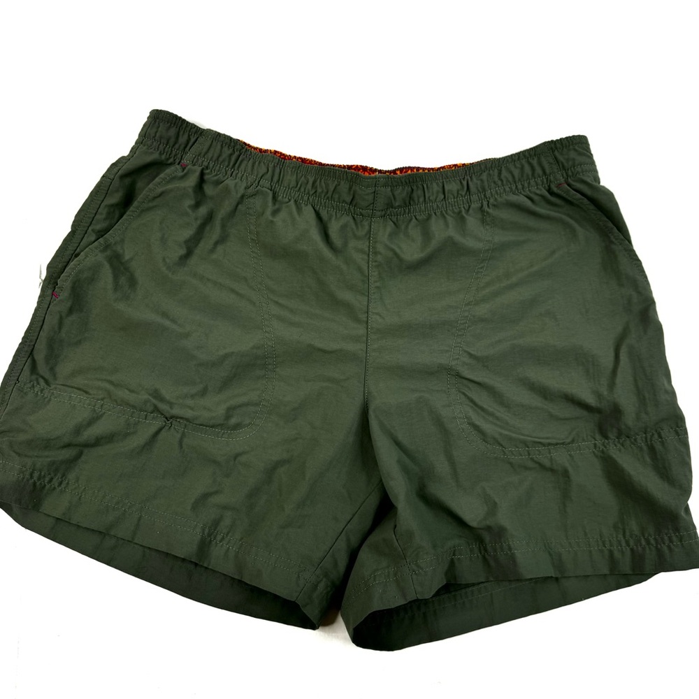 Columbia Green Nylon Shorts